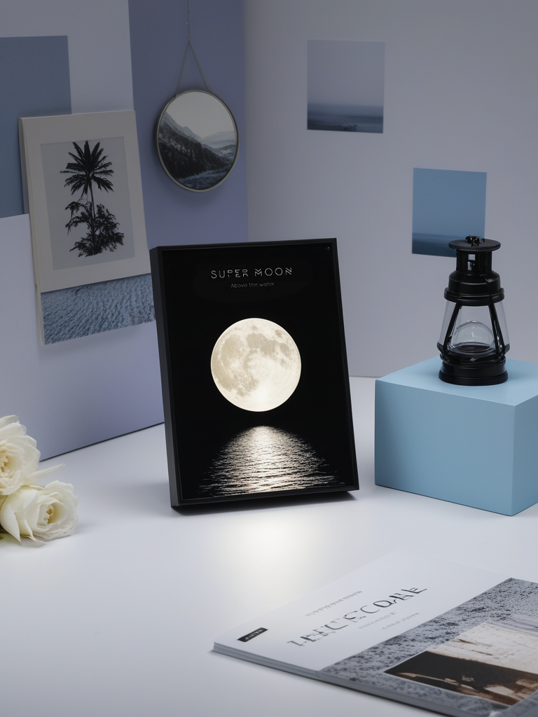 Personalised Speaker Photo Frame - Moon